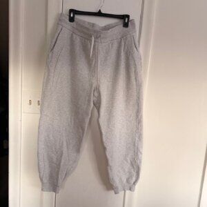 Lululemon Scuba High-Rise French Terry Jogger Grey Sweatpants Women’s Size 12